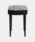 Home Deco and More Oval Marble Top Wood Base Desk, Packshot View