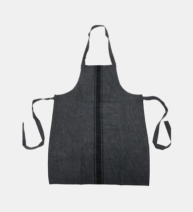 Home and Styling Apron Cotton, Grey, Packshot View