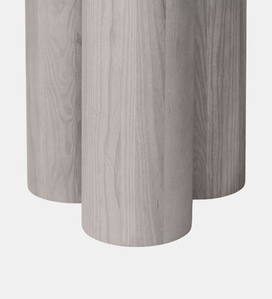 Home Deco and More Acacia Wood Spherical Legs Console, Packshot View