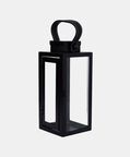 Leatherette Handle Metal Lantern
