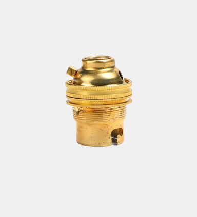 Girard Sudron B22 Brass Lamp Socket, Packshot View