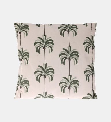H and S Collection Palm Tree-inspired Print Cushion, Packshot View