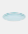 Melamine Striped Flat Plate