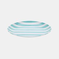 Melamine Striped Flat Plate