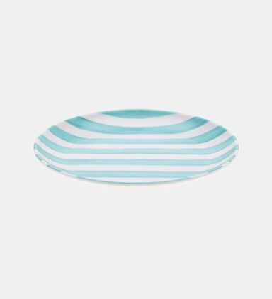 Melamine Striped Flat Plate