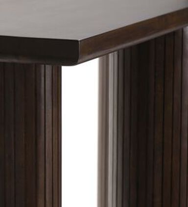 Home Deco and More Pillar Mango Wood Console, Packshot View