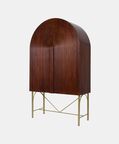 Home Deco and More Pillar Mango Wood Cabinet, Packshot View