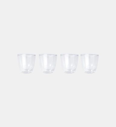 Espresso Glass Double Wall 4pce Set