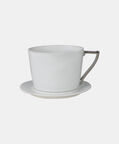 Porcelain Lungo Cup Saucer Set