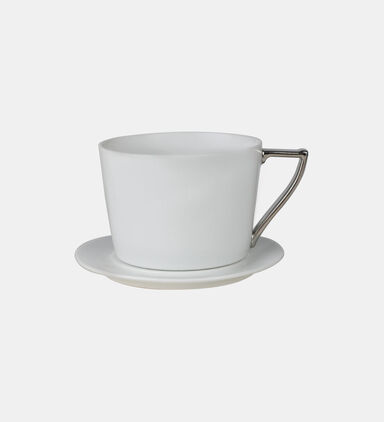 Porcelain Lungo Cup Saucer Set
