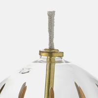 Clear Glass Ball Oil Lamp