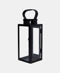 Leatherette Handle Metal Lantern