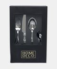 Home Deco and More Forge Stainless Steel 18 0 Shiny-finish 24 Piece Cutlery Set, Packshot View