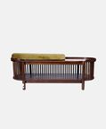 Home Deco and More Martinelli Hallway Olive Bench, Olive, 122x40x47-cm, Packshot View