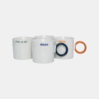 Printed Bone China Mug 4-piece Set