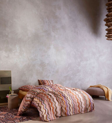 Essenza Sol Cotton Satin Duvet Cover, Pink, 240x220-cm, Packshot View