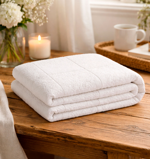Yasmine Quilted Cotton Blanket