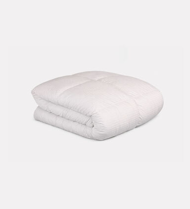 Home Deco and More Cotton Sateen Fibre Duvet, White, 160x200-cm, Packshot View