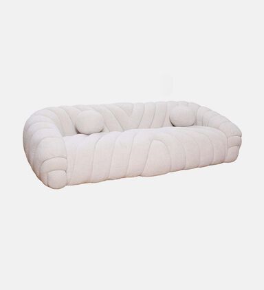 Home Deco and More Wave-patterned 3-seater Sofa, Packshot View