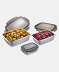 Gefu Preppo 3-piece Food Storage Container Set, Packshot View
