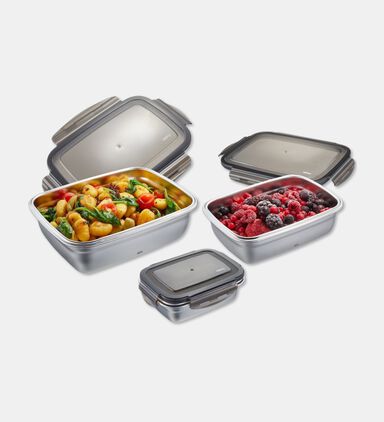 Gefu Preppo 3-piece Food Storage Container Set, Packshot View