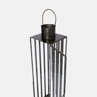 Quad Righe Lantern Decor Accent