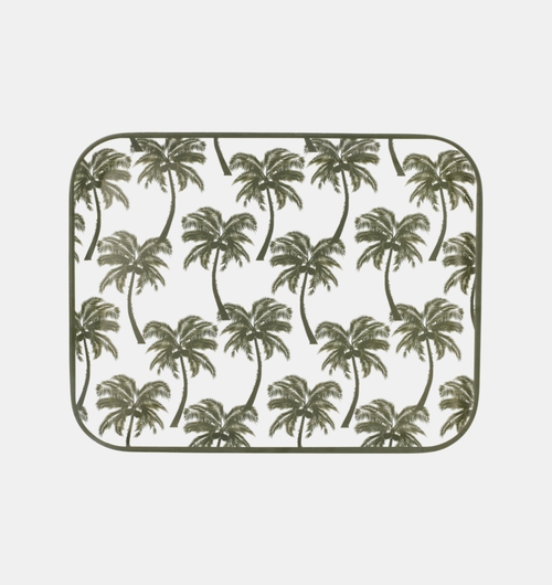 Melamine Palm Tree-print Serving Tray