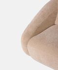 Home Deco and More Lola 1-seater Arm Chair, Beige, Packshot View
