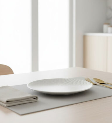 Home Deco and More Gradient Ribbed-edge Round Plate, Packshot View