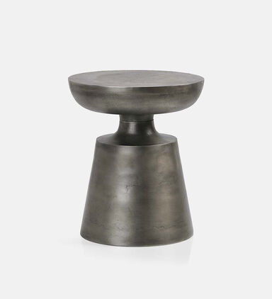 Home Deco and More Stan Antique Nickel Side Table, Packshot View