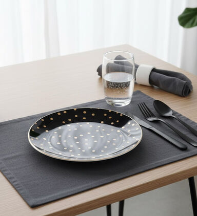 Rosanna Pellegrini Anything Goes Polka-dot Plate Set, Packshot View