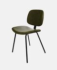 Home Deco and More Wide Back Mappo Chair, Olive, 46x52x80-cm, Packshot View