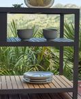 Amber Teak Wood Outdoor Kitchen Table