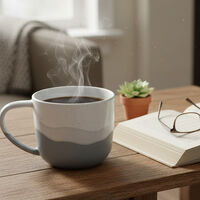 Salt and Pepper Artisan Coffee Mug, Packshot View