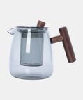 Wooden Handle Tea Pot - 17x11x13.5 Cm