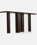Home Deco and More Pillar Mango Wood Console, Packshot View