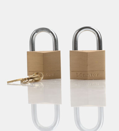 Brass Two-piece Locks Keys Set