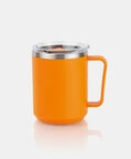 Redcliffs Outdoor Stainless Steel Interior Drinking Mug, Orange, Packshot View