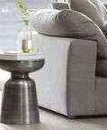 Home Deco and More Stan Antique Nickel Side Table, Packshot View