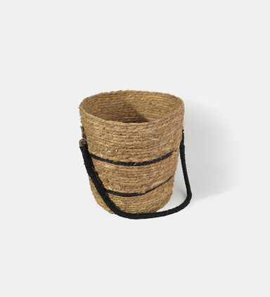 Straw Round Storage Basket