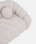 Home Deco and More Wave-patterned 3-seater Sofa, Packshot View