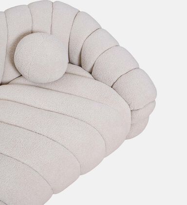Home Deco and More Wave-patterned 3-seater Sofa, Packshot View