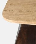 Home Deco and More Travis Mango Wood Side Table, Packshot View