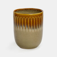 Home Deco and More Ceramic Glaze Layers Mug, Brown, Packshot View