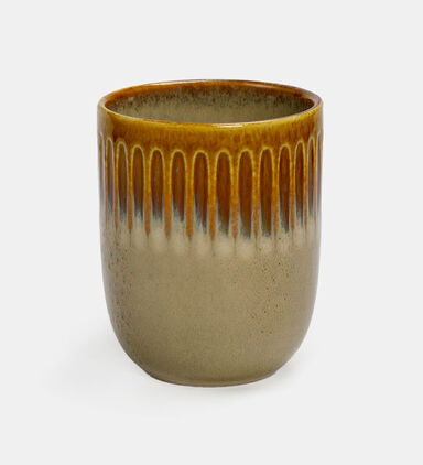 Home Deco and More Ceramic Glaze Layers Mug, Brown, Packshot View