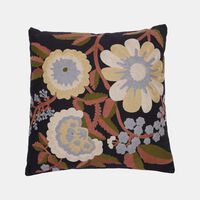 Home Deco and More Dahlia Floral Cotton Cushion 50x50 Cm, Packshot View