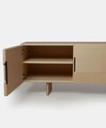 Home Deco and More Osaka Oak Tv Unit, Natural, 220x50x55-cm, Packshot View