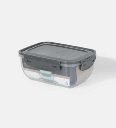 Plastic Lid 3-piece Storage Box Set