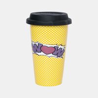 Rosanna Pellegrini Wow Printed Travel Mug, Packshot View