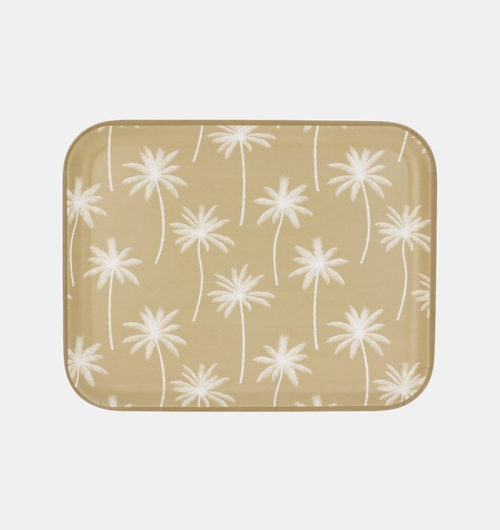 Melamine Palm Tree Printed Serving Tray